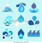 물방울 아이콘 및 디자인 요소 스톡 벡터(로열티 프리) 162585968 | Shutterstock