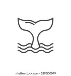 Whale Tale Icon Suitable Info Graphics 스톡 벡터(로열티 프리) 397120213 | Shutterstock