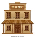 Wild West Bank 스톡 벡터(로열티 프리) 145238320 | Shutterstock