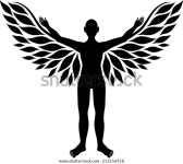 날개 달린 남자 스톡 벡터(로열티 프리) 213156958 | Shutterstock
