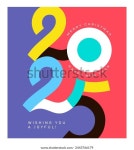 2025년 새해 복 많이 받으시길 바랍니다. 스톡 벡터(로열티 프리) 2443766179 | Shutterstock