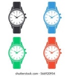 네 명의 키즈 시계 스톡 벡터(로열티 프리) 155722892 | Shutterstock