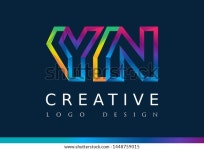 Y N Logo Yn Letter Design 스톡 벡터(로열티 프리) 1448759015 | Shutterstock