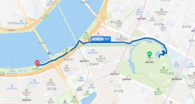 서울자전거 따릉이 - 코스 상세보기