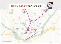 노선임시조정안내 > 교통정보 > 성주소개 > 성주군청 성주군청