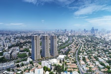 Ramat Gan | Aura Ramat Hen | 3 x 110 m | 3 x 30 fl | U/C | SkyscraperCity Forum Ramat Gan | Aura Ramat Hen | 3 x 110 m | 3 x 30... 