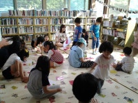 (수요자원봉사활동) 얘들아~ 오늘은 모자이크 놀이야~~~!!! | 작은도서관