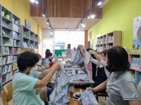 아산 상상플러스 작은도서관 예쁜앞치마 만들기 | 작은도서관