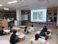 가을하늘 야외수업 | 작은도서관
