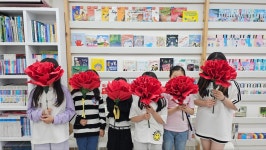 [어버이날행사]에바폼 점보 카네이션 만들기 | 작은도서관