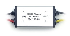 [한진데이타] 12V/24V(8~28V) 입력 5V/2A 출력 DC-DC파워 (P0051-1)... 엘레파츠 12V/24V(8~28V) 입력 5V/2A 출력 DC-DC파워 (P0051-1)