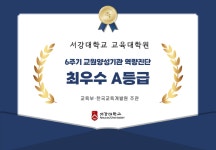 서강대학교 교육대학원, 6주기 교원양성기관 역량진단 A등급(최우수) 획득