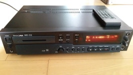MDLP 녹음모드 지원, PC 키보드문자입력단자. 광.입출력단자 ) 수입오디오-장터 - 방송용 Tascam MD 02 ( 전기능 풀리모콘. MDLP 녹음모드... 
