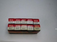 RCA 5687 ( 7119 E182CC ) NOS 미사용 박스신품 tube 진공관 초단관 쌍삼극관 USA - 부품-장터 - 소리전자