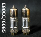 E80CC/6085/증폭용 중μ쌍3극관/SQ관 - 부품-장터 - 소리전자