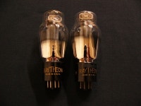 부품-장터 - 40년대 Raythoen 6L6G Pan-getter 투명관 1조