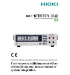 Hioki 3540 저저항 측정기 판매 - 계측기-장터 - 소리전자