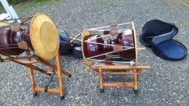 민속악기[장구[2]난타북[1]받침대[구성품 일절셑트] - 전자종합-장터 - 소리전자