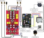 마란츠 #7 (`귀염댕이`) PCB형 포노앰프 구형-고급형 전체 부품 완결배선도 - 소리전자 키트배선도 - 소리전자