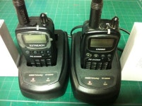 유니모중고무전기 PE20NW 222MHz 휴대용 2대 - 햄무선기-장터 - 소리전자