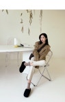 라스칼 퍼 트리밍 키높이 슬리퍼 5cm, 21FPRBW43590000,퍼안감,퍼,키높이,5cm,퍼트리밍,라운드토우,퍼실내화,사우실슬리퍼,퍼안감실내화... 