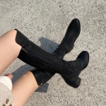 제시아 니 하이 롱부츠 5cm, 여성부츠,여성롱부츠,신상부츠,소보부츠,퍼안감,5cm,220mm,255mm,라운드토우,미들힐,빅사이즈부츠,니하이부츠... 