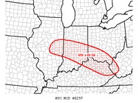 Storm Prediction Center Mesoscale Discussion 257