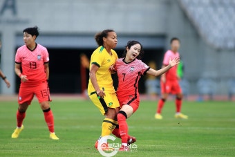 현장포토 – 스포츠니어스 220903 2022신세계이마트 초청 여자축구국가대표팀 친선경기 대한민국 vs 자마이카
