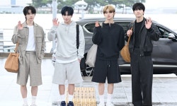 [한강로 컷] TXT 수빈·범규·연준·태현… ‘각양각색 공항패션’