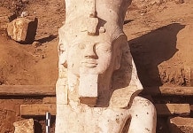 람세스 2세 상반신상 발견...하반신과 일치