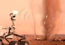 화성 모래바람, 이동하는 발전소였다