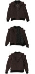 www.stylenanda.com 펄샤인 링지퍼 프릴점퍼