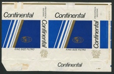 수집뱅크코리아 외국산 담배포갑지 - 일반형 500 - Continental [수집뱅크코리아] 외국산 담배포갑지 - 일반형 500 - Continental