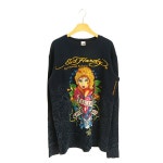 ED HARDY 에드 하디 / 코튼 / 티셔츠[ MADE IN U.S.A. ](SIZE : MEN L)