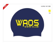 [납품단체수모]WAOS 수영클럽 노링클수모 1도 - 주식회사 수영사랑 [납품단체수모]WAOS 수영클럽 노링클수모 1도