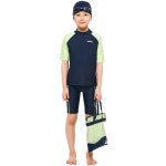 주식회사 수영사랑 | 배럴 남아 반팔 4부 재머 수영 키트 배럴 남아 반팔 4부 재머 생존수영 키트 [딥네이비] B5SKSKT302 DNV