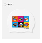 배럴 팝 아트 실리콘 수모 B4SUASC026 WHT - 주식회사 수영사랑 배럴 팝 아트 실리콘 수모 B4SUASC026 WHT