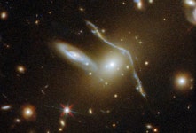 Bad Astronomy | Hubble image of a galaxy cluster Abell S0295 A moment of the Universe
