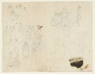Studies of Figures and Fairground Settings ?1794 (J.M.W. Turner: Sketchbooks, Drawings and Watercolours)  | Tate