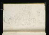 ‘Church, with Houses’, Joseph Mallord William Turner, ?1829 | Tate