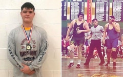 New Mexico wrestler Canaan Bower, 16, takes down kidnapping suspect and pins him until police arrive