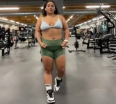Im a Latina gym girl - I forgot to bring a bra or top to the gym so had to improvise, I still got my workout done | The Sun
