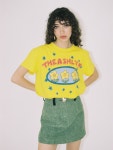 [THE ASHLYNN더애쉴린]STARLIGHT GRAPHIC T SHIRT_YELLOW [W CONCEPT]