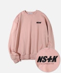 THEBOUNCE 네스티킥PROGRESSIVE SWEATSHIRTPINK