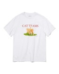 THEBOUNCE 비바스튜디오 파크 캣 팀스 반팔티 PARK CAT TEAMS T-SHIRT KS (White) - THEBOUNCE (더바운스)