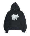 THEBOUNCE 더콜디스트모먼트 피기 폴라 래빗 후드티 TCM PIGGY POLAR RABBIT HOODIE (Black) - THEBOUNCE (더바운스)