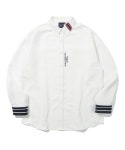 THEBOUNCE 로맨틱크라운 SIGNATURE CLUB SHIRT (White) - THEBOUNCE (더바운스)