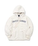 THEBOUNCE 로맨틱크라운 CHILDHOOD FLEECE JACKET (Oatmeal)