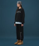 THEBOUNCE 네스티팬시 [NF] ILLUSORY JOGGER SWEAT PANTS (BLACK)_F22QD310 - THEBOUNCE (더바운스)