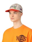 THEBOUNCE 예스아이씨 Y.E.S 컴퍼니 캡 Y.E.S Company Cap (Beige/Orange) - THEBOUNCE (더바운스)